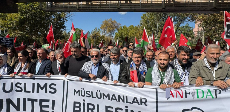 Ankara’da Gazze kararlılık yürüyüşü başladı – Birlik Haber Ajansı